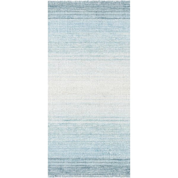3 ft. x 8 ft. Sky Pandora Hand Loom Knotted Indoor Runner Rug