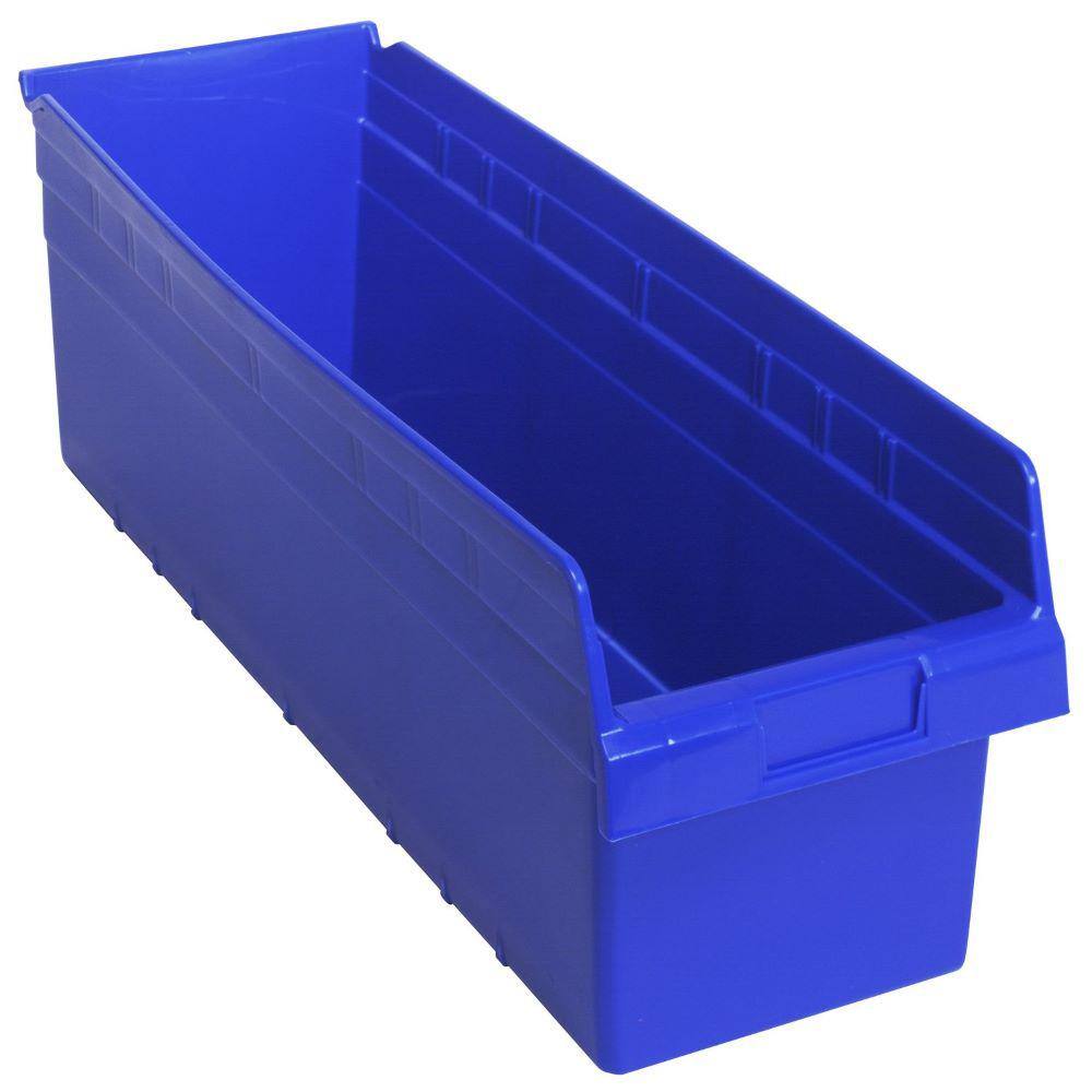 QUANTUM STORAGE SYSTEMS StoreMax 8 in. Shelf 6.9 Gal. Storage Tote in