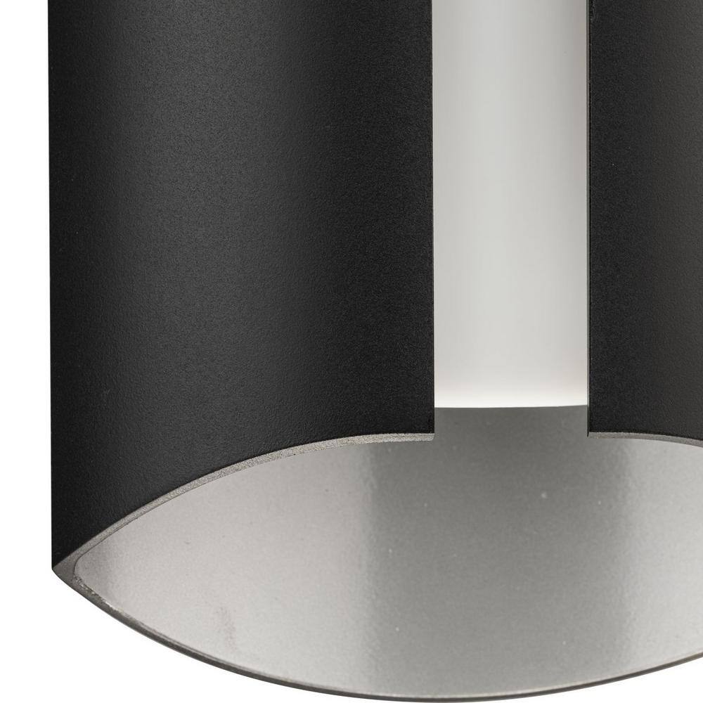 Black Aluminum 18" Dimmable LED Outdoor Wall Sconce