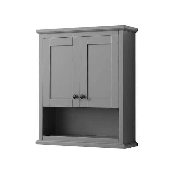 https://images.thdstatic.com/productImages/5bacc43a-ed41-4a4a-9f70-4b02db17cab6/svn/dark-gray-with-matte-black-trim-wyndham-collection-bathroom-wall-cabinets-wcv2323wcgb-64_600.jpg