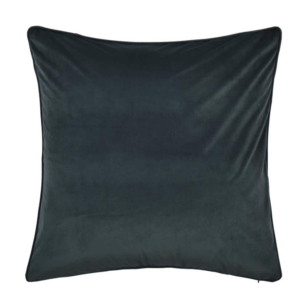 Benson Teal Solid Polyester Euro Sham 26 in. L X 26 in. W