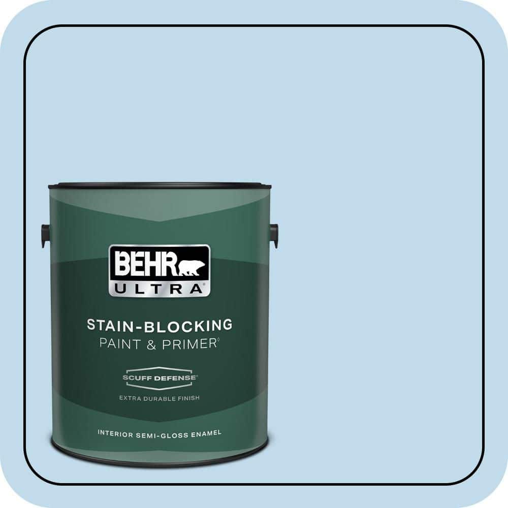 1 gal. #M520-2 After Rain Extra Durable Semi-Gloss Enamel Interior Paint & Primer price history on PriceWatchPro