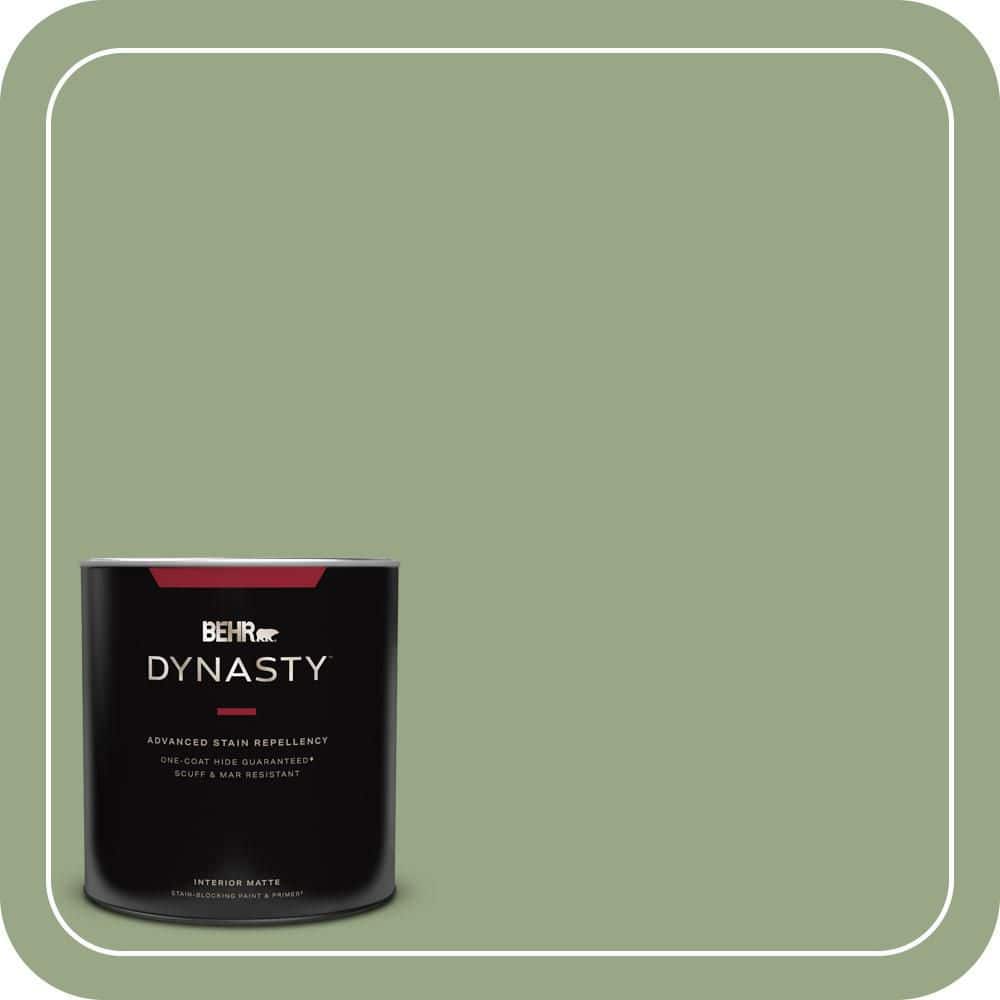 1 qt. #MQ6-51 Fern Leaf One-Coat Hide Matte Interior Stain-Blocking Paint and Primer price history on PriceWatchPro
