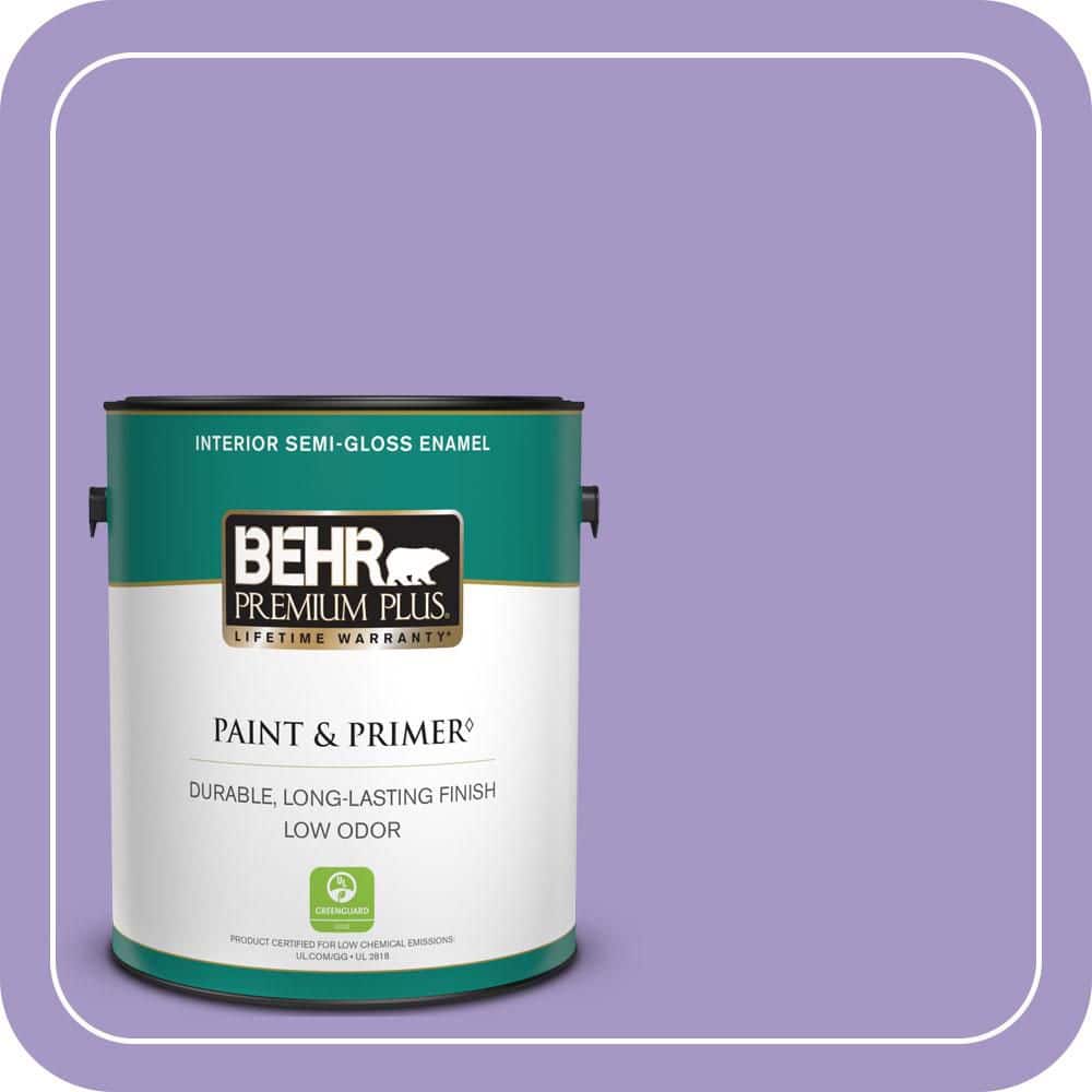 1 gal. #640B-5 Bloomsberry Semi-Gloss Enamel Low Odor Interior Paint & Primer price history on PriceWatchPro