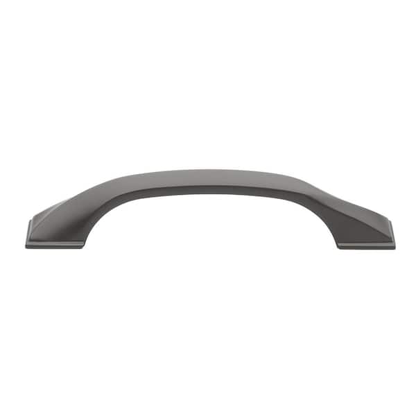 GLIDERITE 3-3/4 in. (96 mm) Center-to-Center Graphite Twisted Arch Bar Pull (10-Pack )