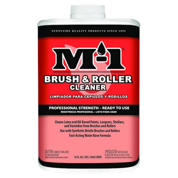 M-1 1 qt. Brush and Roller Water-Based Cleaner