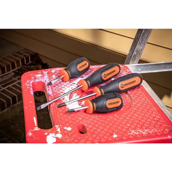 Crescent Phillips, Slotted, and Torx Screwdriver Set with Dual
