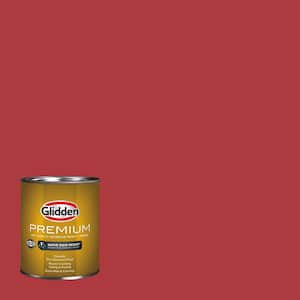 Glidden Premium 1 qt. PPG1187-7 Red Gumball Flat Exterior Latex