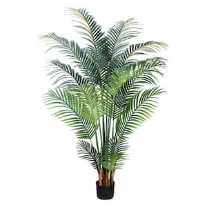59 in. Artificial Palm Plant in Pot