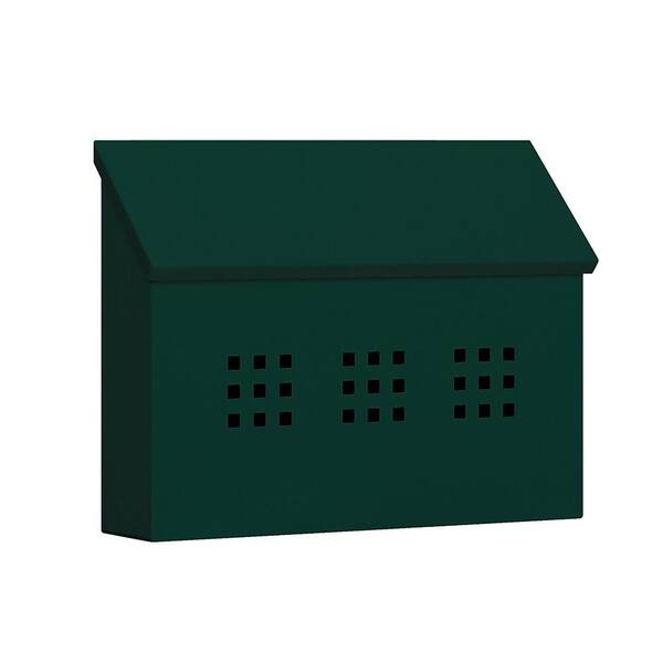 Salsbury Industries 4600 Series Green Decorative Horizontal Traditional Mailbox