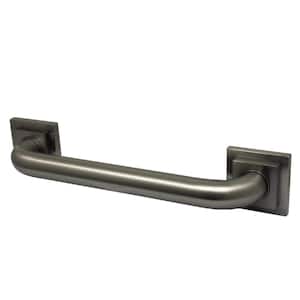 Claremont 12 in. x 1-1/4 in. Grab Bar in Brushed Nickel