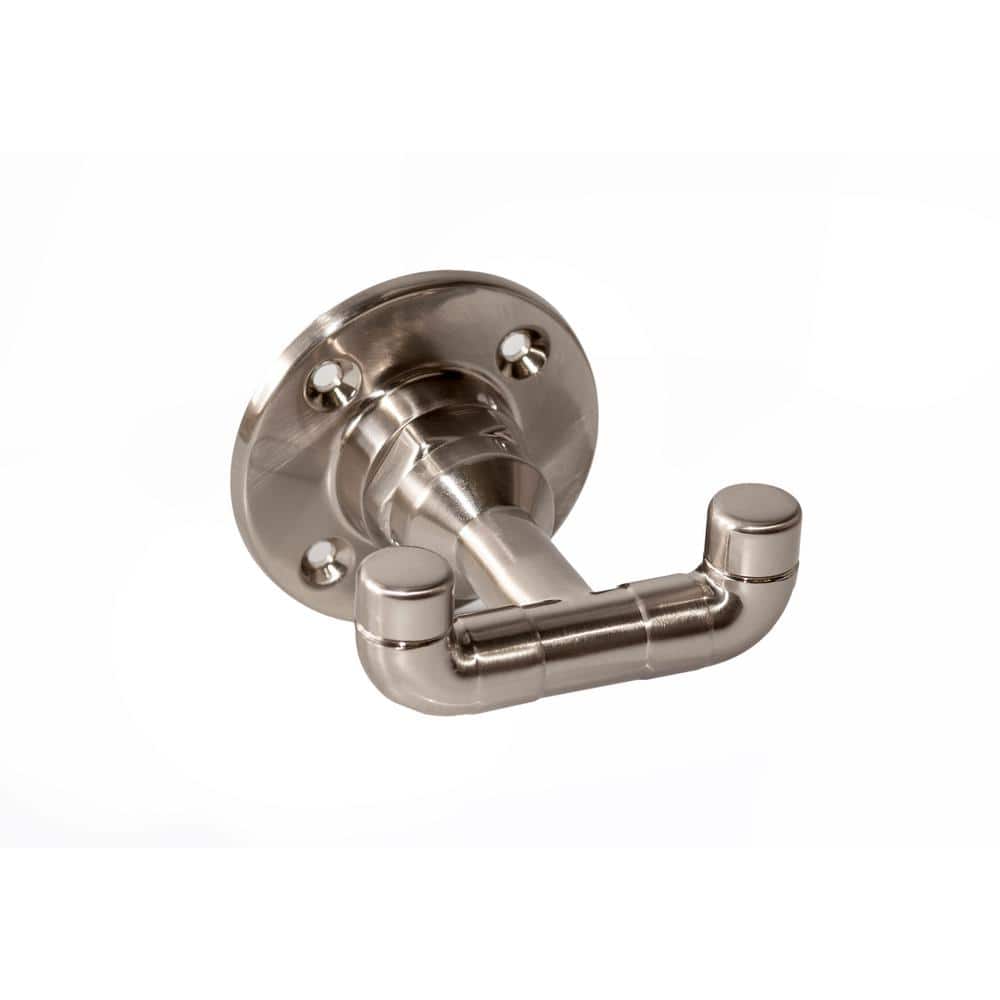Satin Nickel 4-Piece Bathroom Hardware Accessory Kit