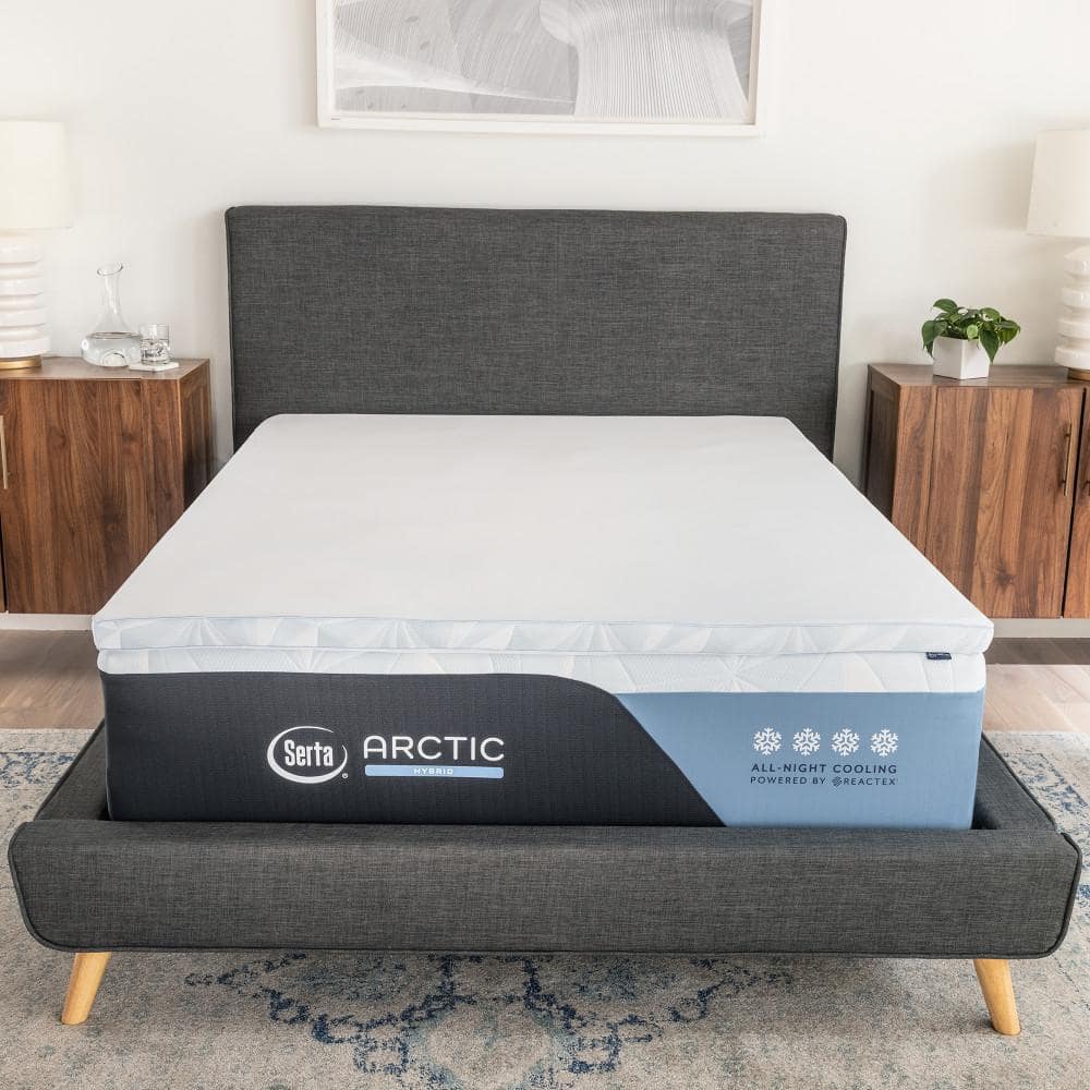 Serta Arctic 30x Cooling 2 in. Memory Foam King Mattress Topper 60013