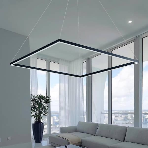 VONN Lighting Atria Black Modern/Contemporary Cage Chandelier