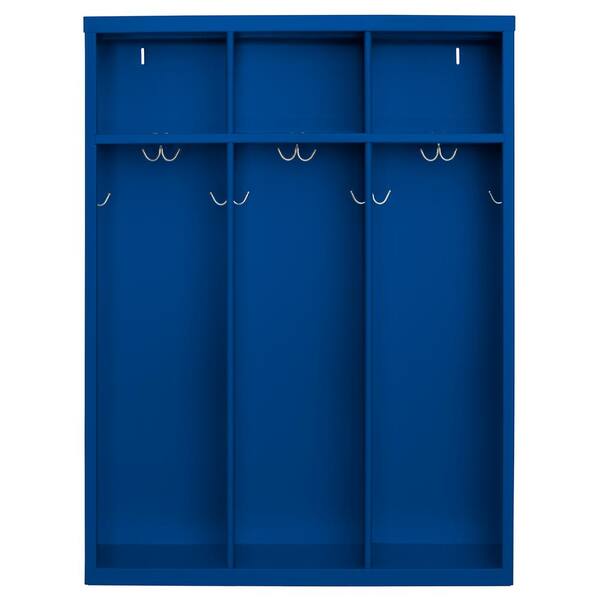 Sandusky 1-Shelf Steel Open Front Kids Locker in Blue