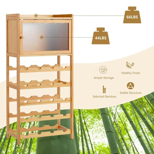 Eco-Friendly Kitchen Bamboo Wine Glass Shelf Rack Holder Wall Wood Display  - China Rack Storage and Eco-Friendly Rack price