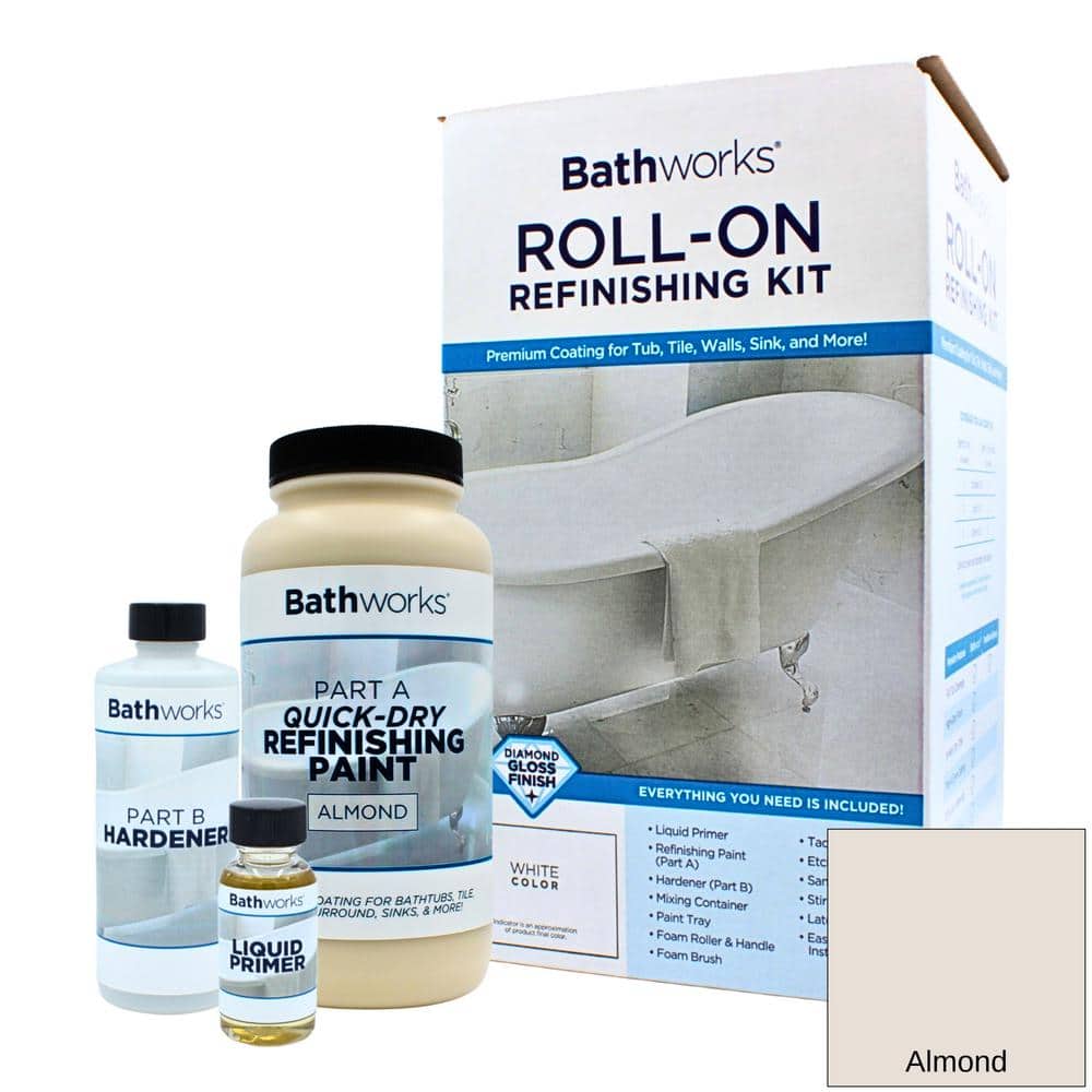 20 oz. Premium Quick-Dry Tub and Tile Refinishing Kit Almond