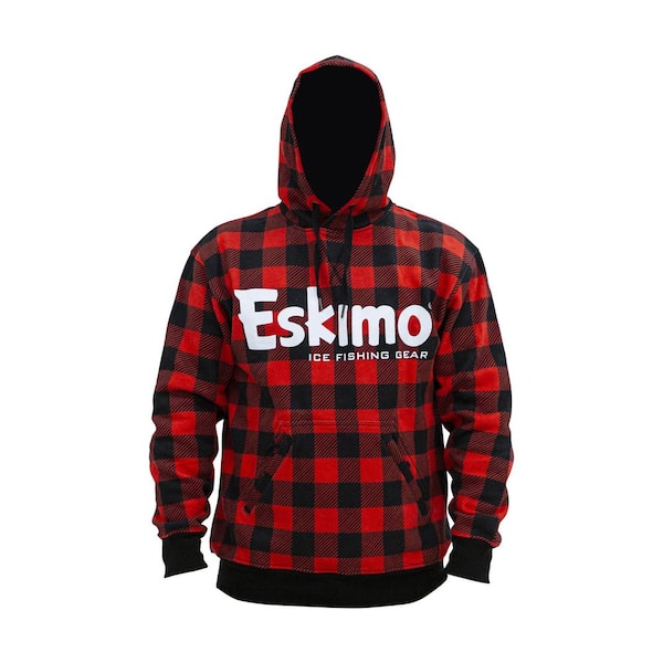 Eskimo Plaid Cotton Hoodie, Unisex, Plaid, Medium 3702909381 - The