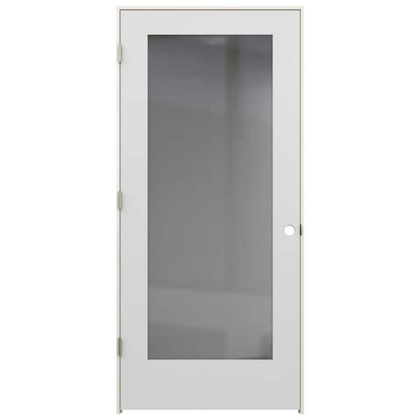 JELD-WEN 36 in. x 80 in. Tria Fog Right-Hand Mirrored Glass Molded Composite Single Prehung Interior Door