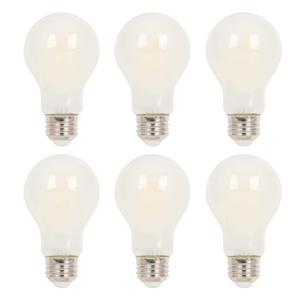 Westinghouse 100-Watt Equivalent A19 Dimmable Soft White E26 Edison Filament LED Light Bulb 3000K (6-Pack)