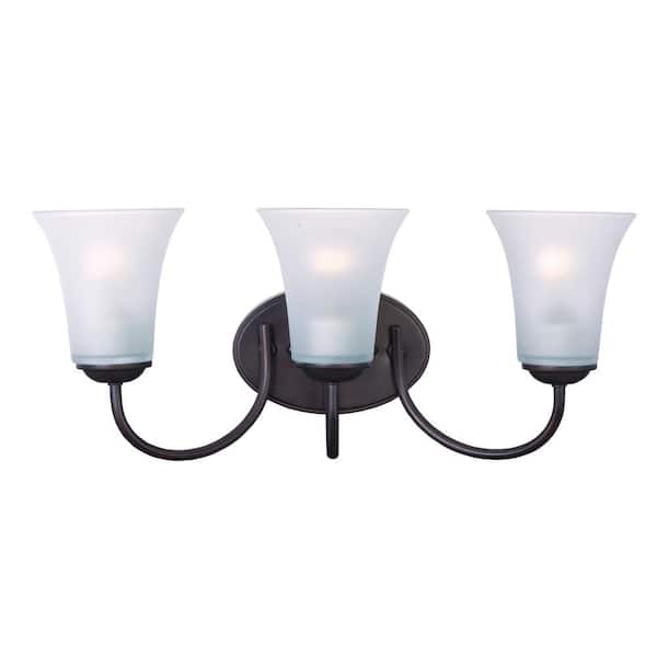 Logan 3-Light Oil Rubbed Bronze Bath Light