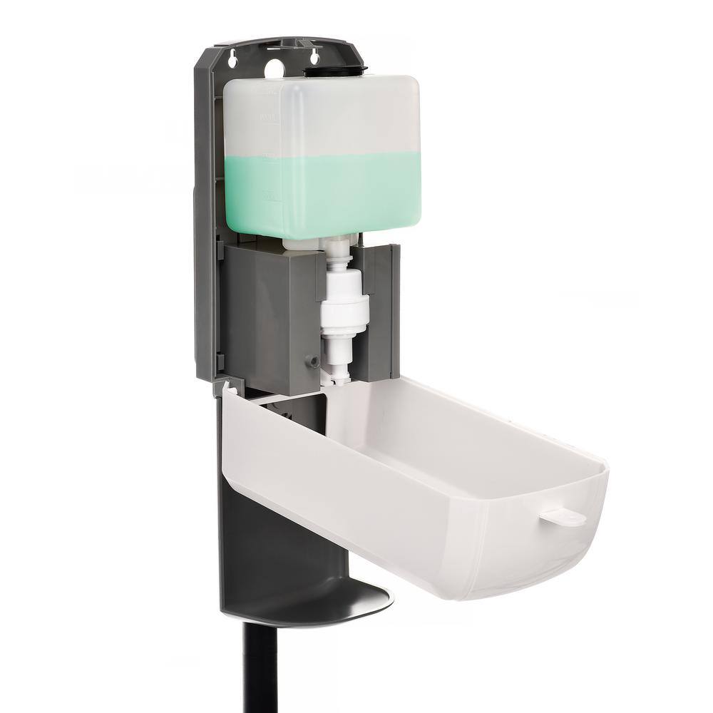 White 1200ml Automatic Foaming Hand Sanitizer Dispenser with Stand