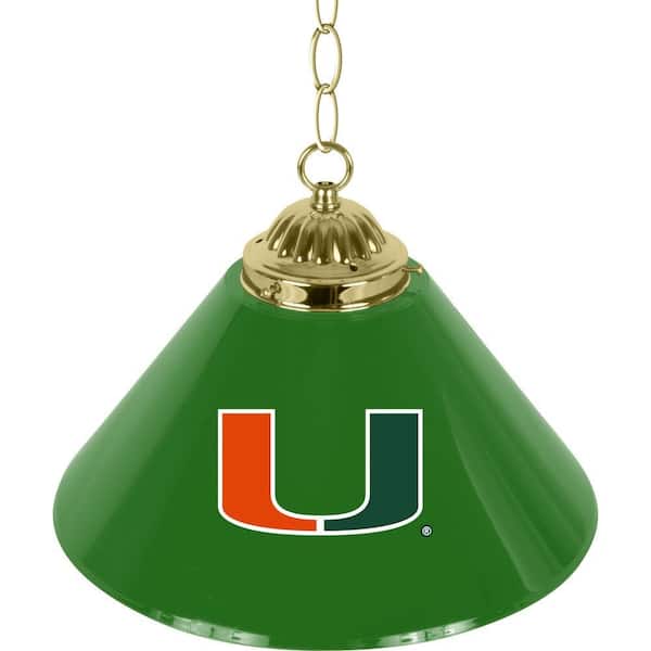 Trademark University of Miami The U Shade Bar Lamp