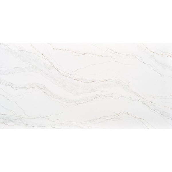 4 in. x 4 in. Quartz Countertop Sample in Splendor