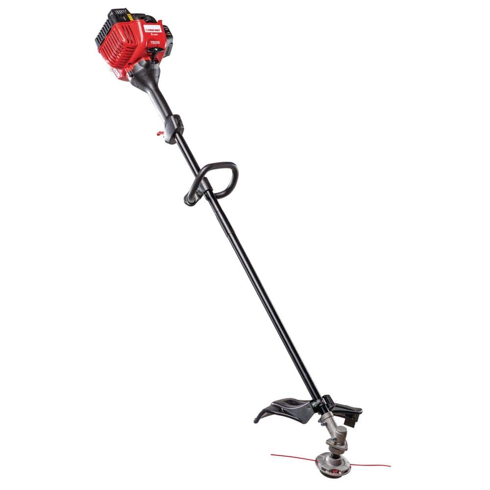 Troy Bilt 25 Cc Gas 2 Stroke Straight Shaft Trimmer With Fixed Line