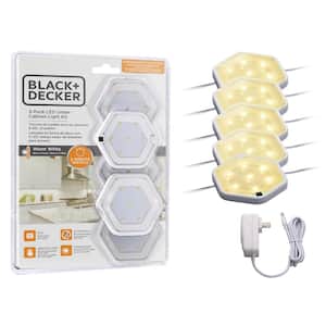 LED Warm White Puck Light Kit (5-Pack)
