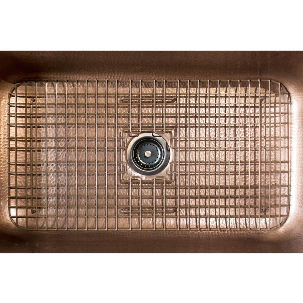 Rohe Antique Brown 27.75" x 13.38" Stainless Steel Sink Grid