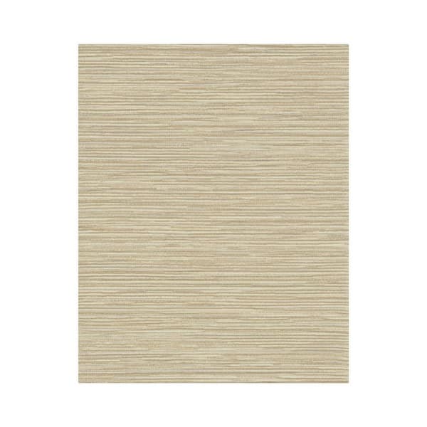 York Wallcoverings Ramie Weave Tan Vinyl Strippable Roll (Covers 60.75 sq. ft.)