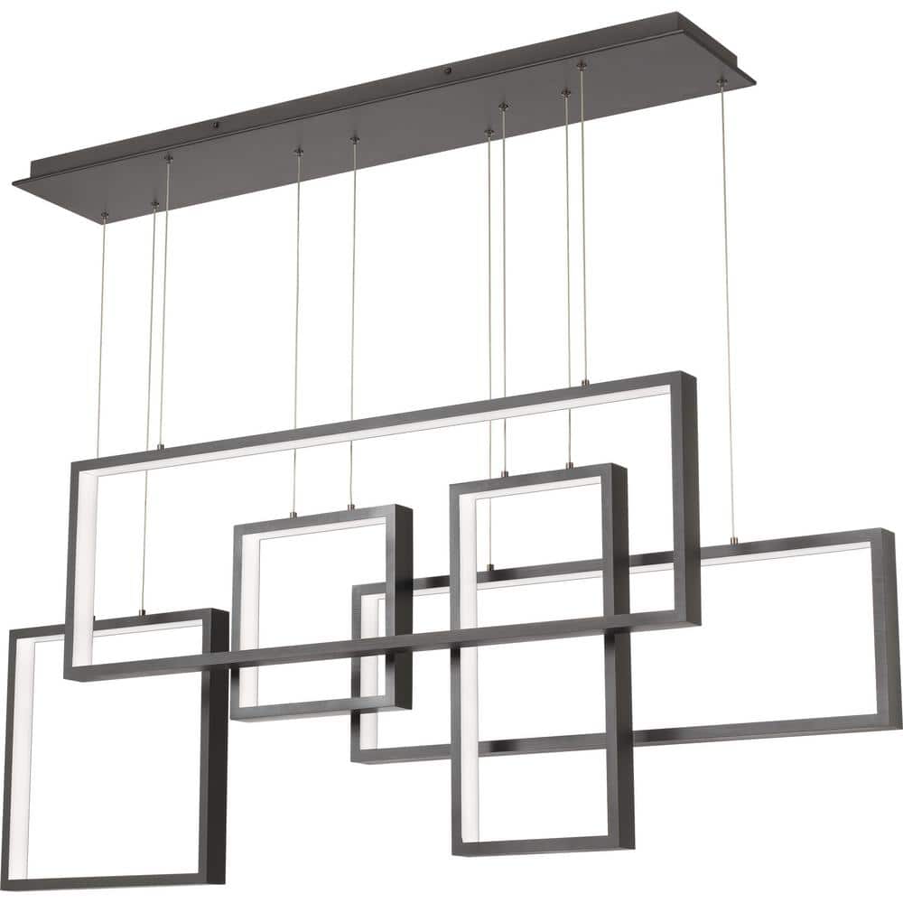 Western Bronze 57" Geometric LED Pendant Light