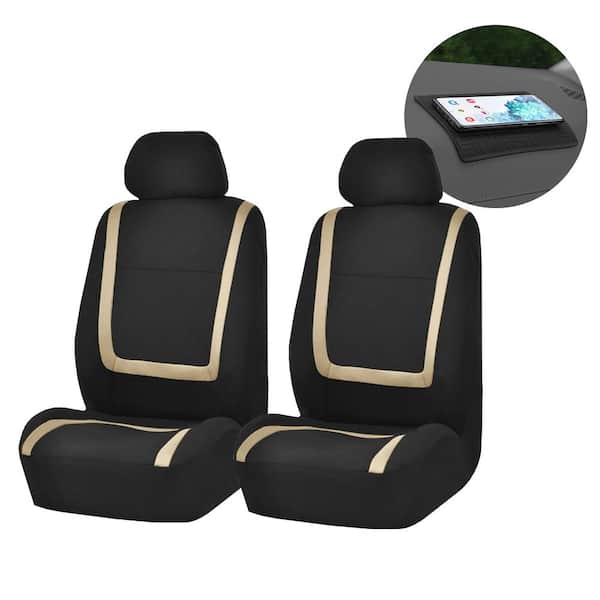 FH Group Unique Flat Cloth 47 in. x 23 in. x 1 in. Seat Covers - Front