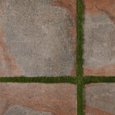 Dominion Iron Gray 23.62 in. x 23.62 in. Matte Limestone Look Porcelain Paver Tile (7.74 sq. ft./Case)