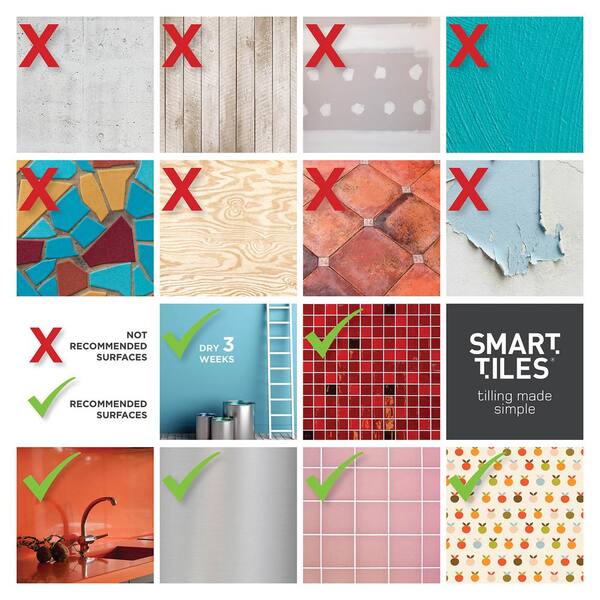 Peel and Stick Decorative Mosaic Wall Tile 10 Peel and Stick Decorative Mosaic Wall Tile 10