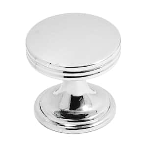 American Diner Collection 1 in. Dia Chrome Finish Cabinet Door and Drawer Knob (10-Pack)