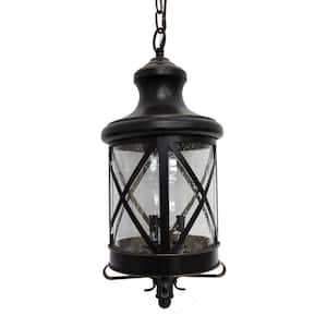 Laura Bronze Dusk to Dawn Outdoor Hardwired Lantern Sconce