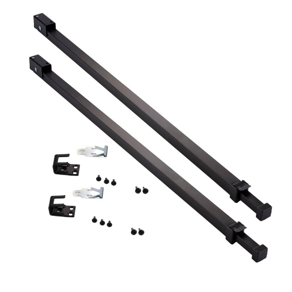 IDEAL SECURITY Black, Patio Door Security Bar with AntiLift Lock (2Pack) BK110P2BL The Home