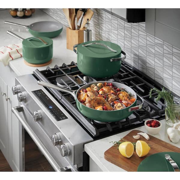 Reviews for CARAWAY HOME 9-Piece Ceramic Nonstick Cookware Set in