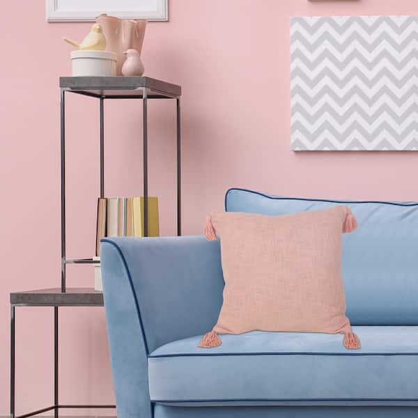 small light pink pillow