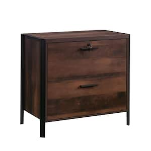 Briarbrook Barrel Oak Lateral File Cabinet with Locking Drawer