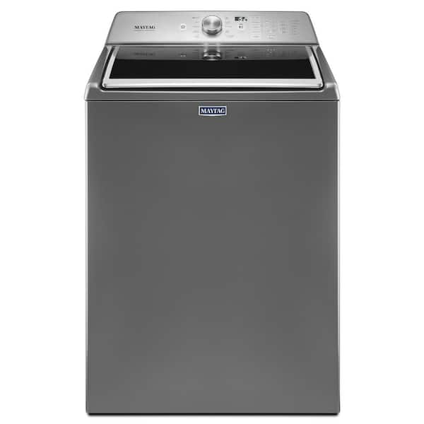 Maytag 4.7 cu. ft. High-Efficiency Metallic Slate Top Load Washer with PowerWash Cycle