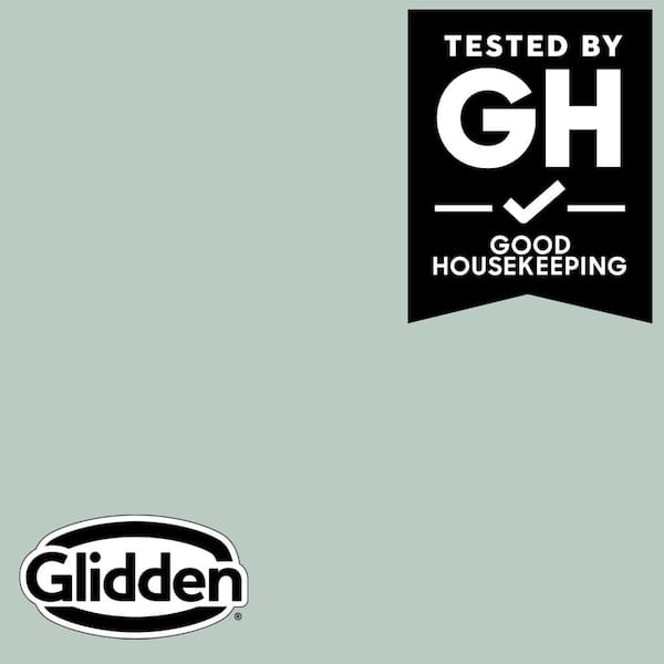 Glidden Premium 1 gal. PPG1136-4 Blue Shamrock Satin Interior Latex Paint