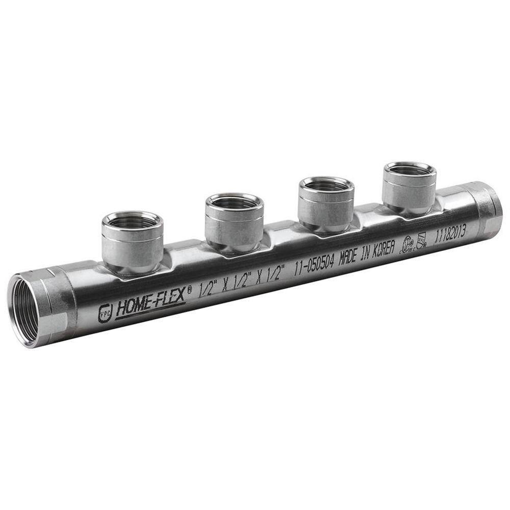 1/2 in. x 1/2 in. x (4) 1/2 in. CSST FIPT Stainless Steel Manifold price history on PriceWatchPro