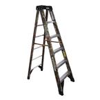6 ft. Camo Fiberglass Step Ladder with 300 lb. Load Capacity Type IA Duty Rating