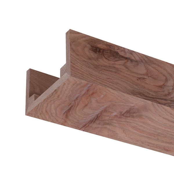 5.5 in. W x 3 in. H x 92 in. L Rustic Red Oak Box Faux Beam