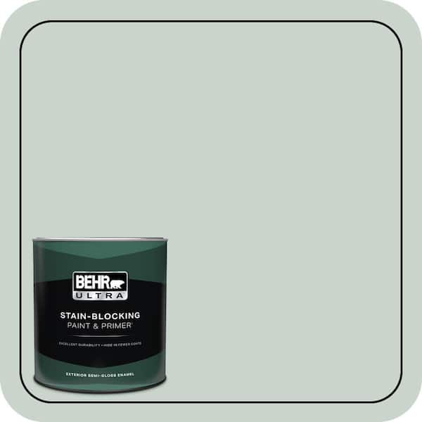 BEHR ULTRA 1 qt. #460E-2 Valley Mist Semi-Gloss Enamel Exterior Paint & Primer