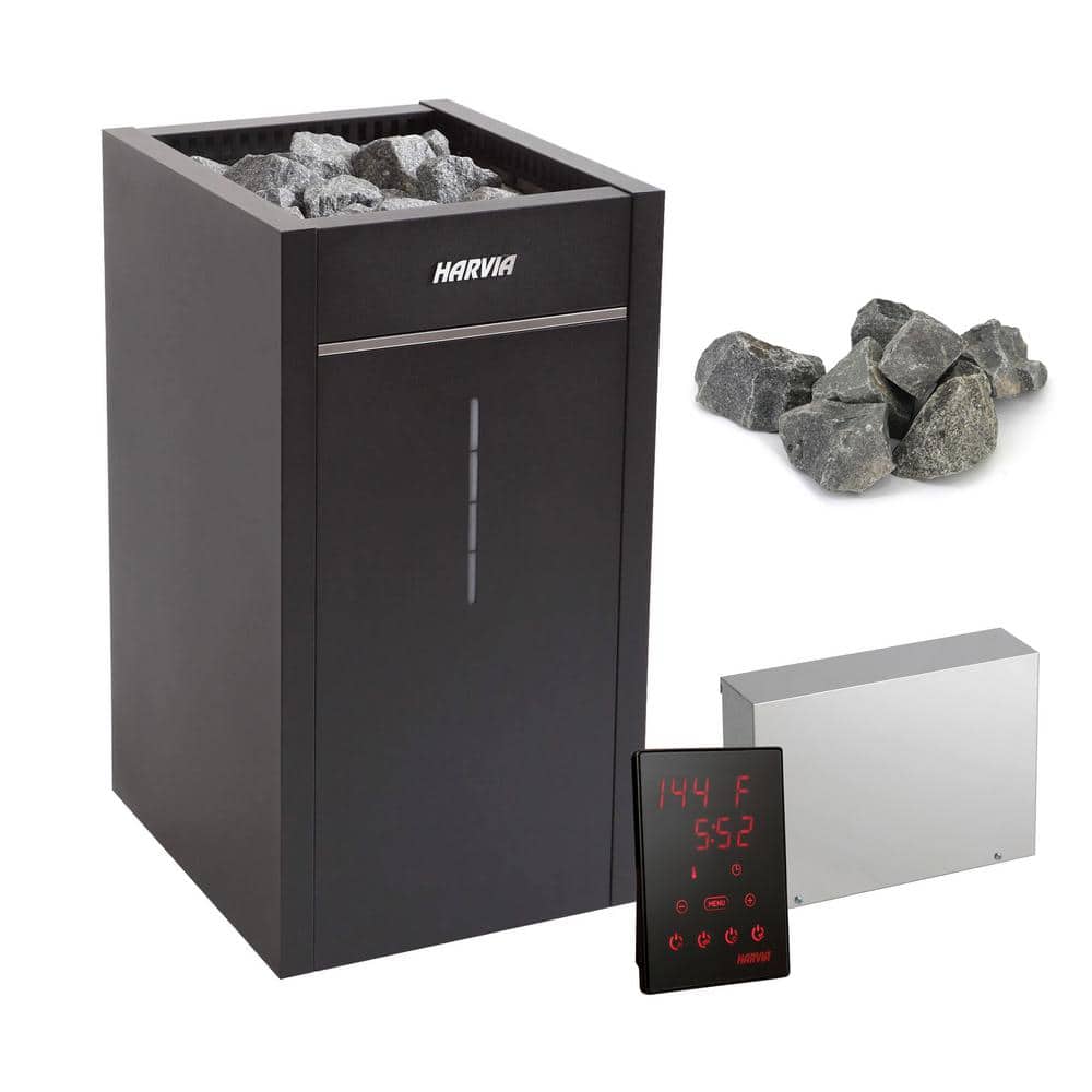 harvia Virta UL Certified Electric Sauna Heater - Digital Xenio Control Pan
