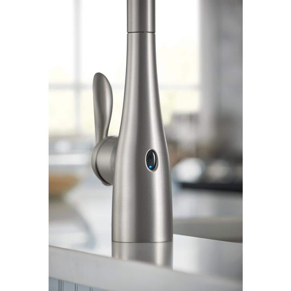Chrome Touchless Pull-Down Kitchen Faucet with Motion Sensor